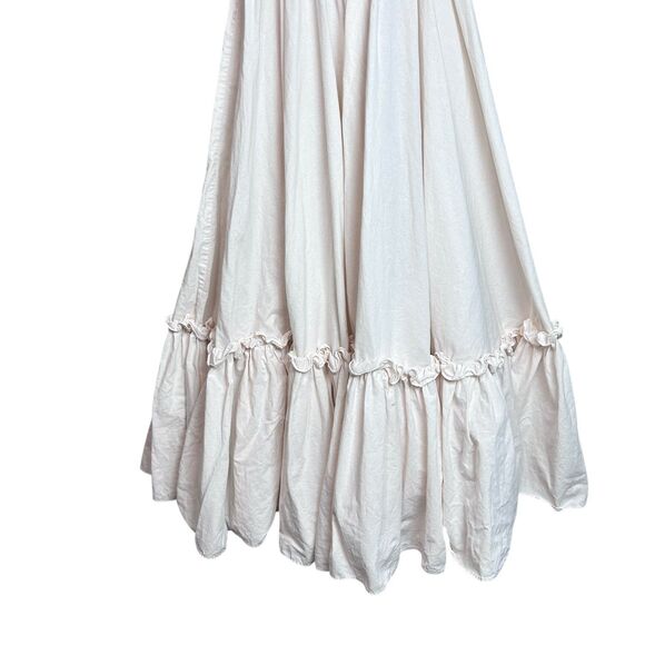 Selkie The Lickety Split Ritz Gown Size XS Pale Pink Puff Sleeve Cottagecore - Picture 2 of 8